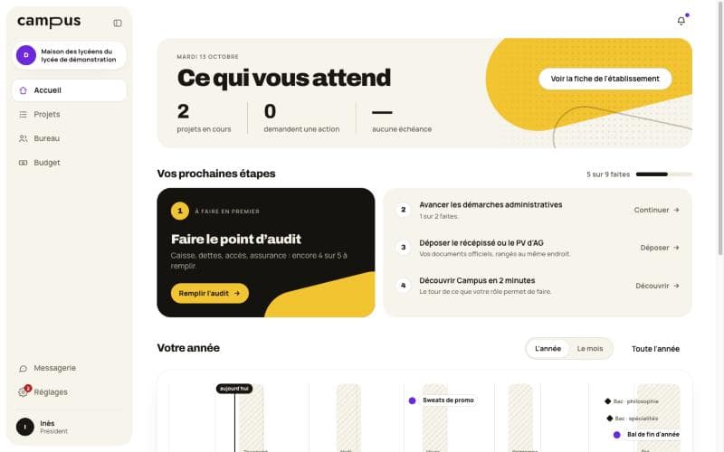 L’accueil de Good is Campus